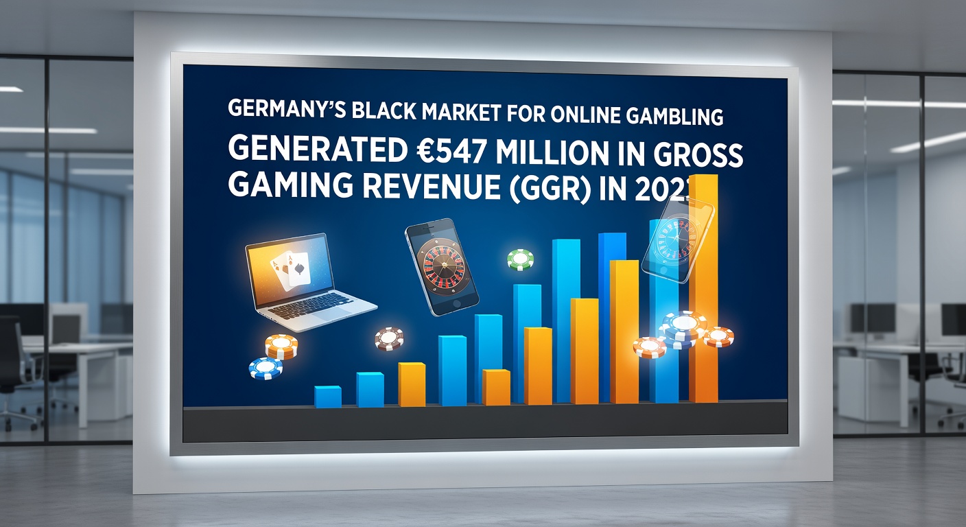 Diagramm mit Channelisierungsrate und Vergleich von Einsätzen auf lizenzierten und unlizenzierten Glücksspielplattformen in Deutschland